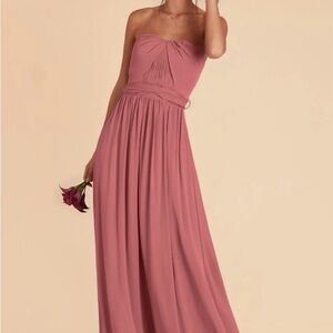 Birdy Grey 🌸 Grace Chiffon MulberryMauve multiway Dress small